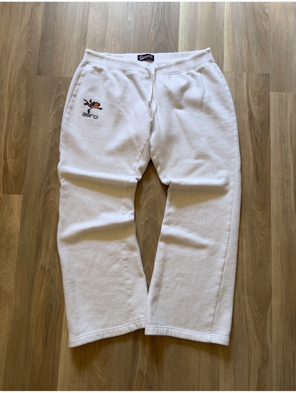 Vintage Y2K Baggy Flared Aeropostale Monkey Sweatpants